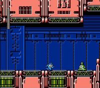 une photo d'Ã©cran de Mega Man 4 sur Nintendo Nes